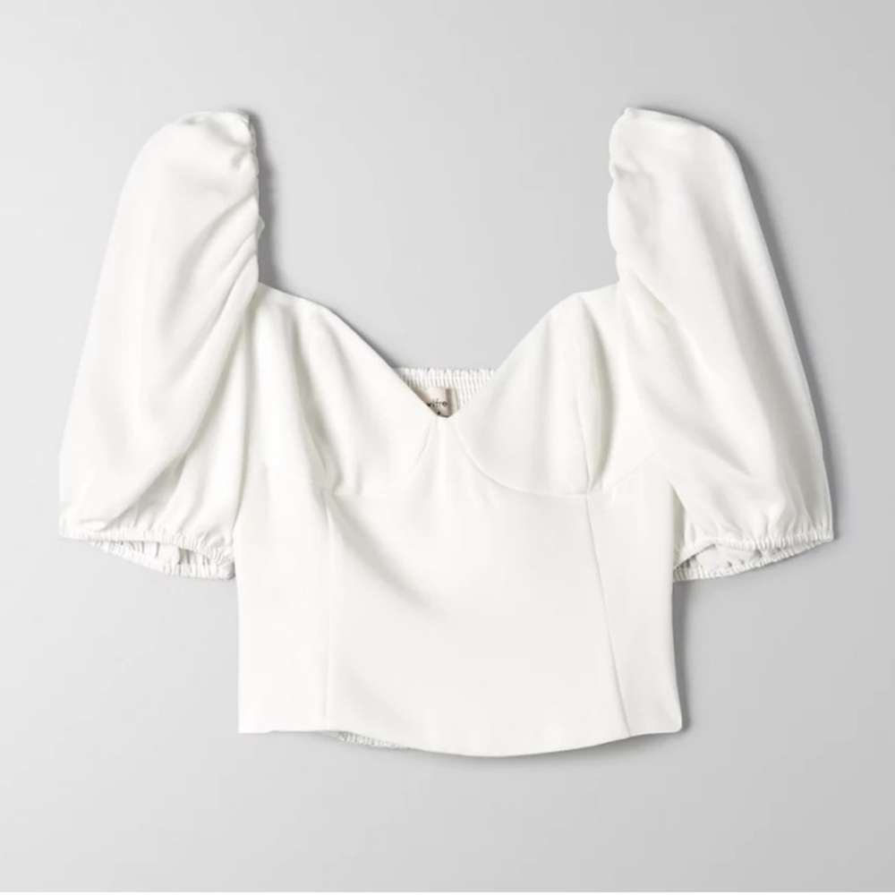 Aritzia Wilfred Novella Short Sleeve Top - Picture 2 of 4
